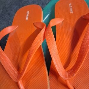 Old Navy Vibrant Orange Sandals